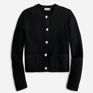 J.Crew Emilie Sweater Lady Jacket in Black